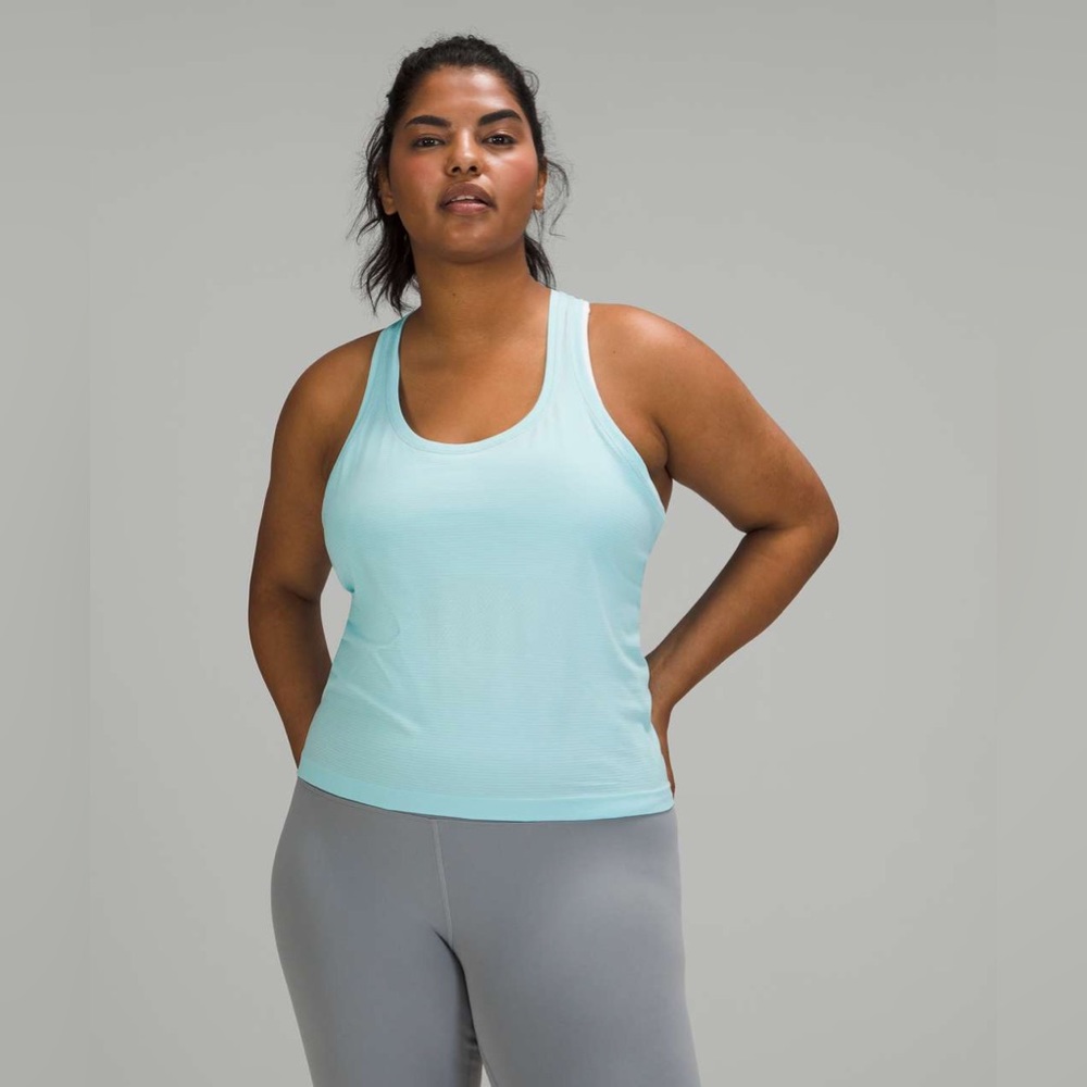 NWT Lululemon Swiftly Tech RB Tank 2.0 *Race (Icing Blue 18)